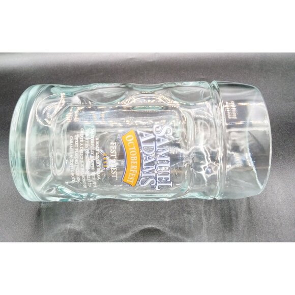Samuel Adams Octoberfest Glass Beer Stein Mug with Handle 1L Vintage Barware 6.5 - Picture 16 of 16